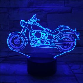 Motorcycle 3D night light