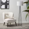 Clyde Metal Tripod Floor Lamp 60"H