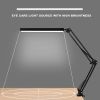 LED Desk Lamp Adjustable Swing Arm Lamp with Clamp Eye-Caring Reading Desk Light