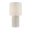 Embossed Floral Resin Table Lamp