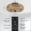 Dimmable Ceiling Fans with Lights and Remote