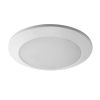 PLANO | LED Disk Downlight | 20 Watt | 16 Lumens | 50K | 120V | 8in | DOB | Dimmable | White Housing | UL & ES Listed