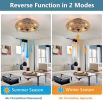 Dimmable Ceiling Fans with Lights and Remote