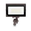 HILO | LED Flood Light | 80 Watt | 8800 Lumens | 5000K | 120V | Knuckle Mount | DOB | Bronze Housing | IP65 | UL Listed