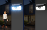 PS2835. Outdoor solar energy intelligent light control wall lamp. (Free of cable / installation / free of electricity charge)