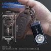 G2 mini flashlight key chain,5 modes small Led flashlight, EDC key chain brightest flashlight magnetic cap clip.Black