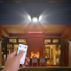 Solar Wall Light Outdoor 33 COB Beads PIR Motion Sensor Remote Control Wireless Lamps IP45 Waterproof Lighting for Garage Front Door Garden Pathway