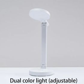 Folding Eye Protection Led Desk Lamp Student Dormitory Dual-purpose Charging And Plug-in (Option: Adjustable brightness-USB)