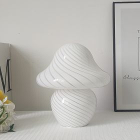 Home American Mushroom Decorative Lamp (Option: Twill white-EU)