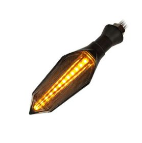 Motorcycle Two-Color LED Flowing Water Arrow Turn Signal (Option: Yellow-2PCS)