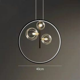 Modern Bubble Chandelier For Staircase Bedroom (Option: 3heads-Warm light)