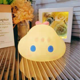 Cartoon Luminous Night Market Stall Led Small Night Lamp Christmas Gift (Option: Blossoming Purple)