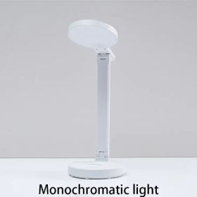 Folding Eye Protection Led Desk Lamp Student Dormitory Dual-purpose Charging And Plug-in (Option: Warm Light White-USB)