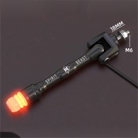 Motorcycle Light Accessories Calf Electric Scooter (Option: Black red light)