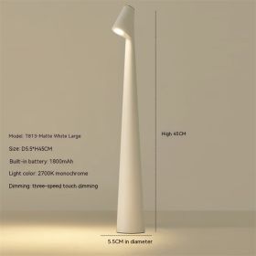 Table Lamp Bedroom Bedside Lamp Creative Living Room Study Lamp Top Touch Dimming Atmosphere Desktop Decoration Lamp (Option: Matte-Large-1800MA)