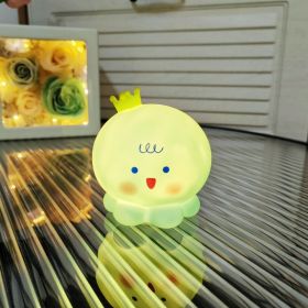 Cartoon Luminous Night Market Stall Led Small Night Lamp Christmas Gift (Option: Octopus Blue)