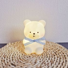 Cartoon Luminous Night Market Stall Led Small Night Lamp Christmas Gift (Option: Colorful Bear White)