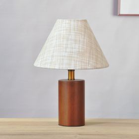 Fashion Personalized Bedroom Bedside Lamp (Option: Burlap Texture Cover E14)