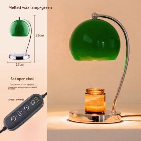 Dopamine Fragrance Lamp Wax Melting Lamp Bedroom Bedside Lamp Advanced Sense Ambience Light Gift Decoration Night Light (Option: Green Timer Switch-UK)