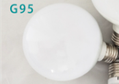 Milky White LED Glass Bulb Warm White Light Source (Option: G95-9W-White light)