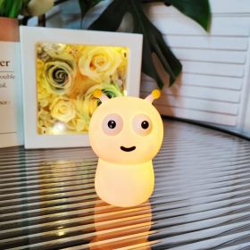 Cartoon Luminous Night Market Stall Led Small Night Lamp Christmas Gift (Option: Cabbage Worm Pink Large)