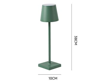 Aluminum LED Charging Table Lamp (Option: Green-All aluminum)