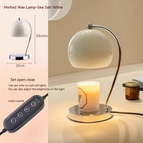 Dopamine Fragrance Lamp Wax Melting Lamp Bedroom Bedside Lamp Advanced Sense Ambience Light Gift Decoration Night Light (Option: White Timer Switch-UK)