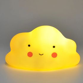 Luminous Toys, Children's Room LED Lights, Bedside Lamp Decorations, Enamel New Creative Gifts (Option: Cloud yellow)