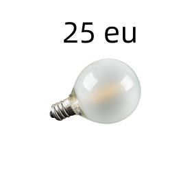 Warm White Light Christmas Decorative String Lights Replacement Glass Lamp (Option: 220V European Standard-1W E12 25 Pack)