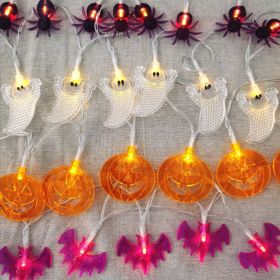 3pcs LED String Lights Halloween Indoor Garden Patio Party Pumpkin Lights (Color: C2)