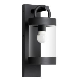 Inowel Wall Lights Outdoor Lantern with Dusk to Dawn Sensor E26 Bulb (Not Include) Max 28W 32331 (Color: Grey)