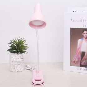 New Fashion USB Bedside Reading Light (Option: Clip USB Type Rose Pink)