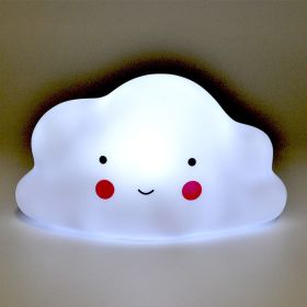 Luminous Toys, Children's Room LED Lights, Bedside Lamp Decorations, Enamel New Creative Gifts (Option: Clouds White)