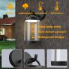 Inowel Lights Outdoor Wall Sconce Lantern Exterior IP65 Waterproof LED Wall Light Classic Wall Lamp Round Lighting 32333