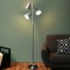 64" 3-Light LED Floor Lamp Reading Light for Living Room Bedroom