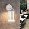 Inowel Lights Outdoor Wall Sconce Lantern Exterior IP65 Waterproof LED Wall Light Classic Wall Lamp Round Lighting 32333