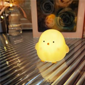 Cartoon Luminous Night Market Stall Led Small Night Lamp Christmas Gift (Option: Chicken White)