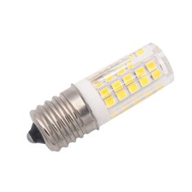 LED Corn Bulb E17-5W-52D Ceramic Direct Plug Light Source 110V220V Refrigerator Freezer Bulb (Option: White Light-5W)