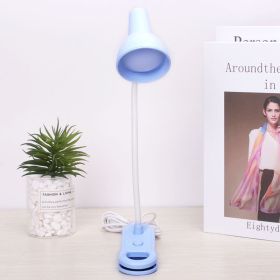 New Fashion USB Bedside Reading Light (Option: Clip USB Type Sapphire Blue)